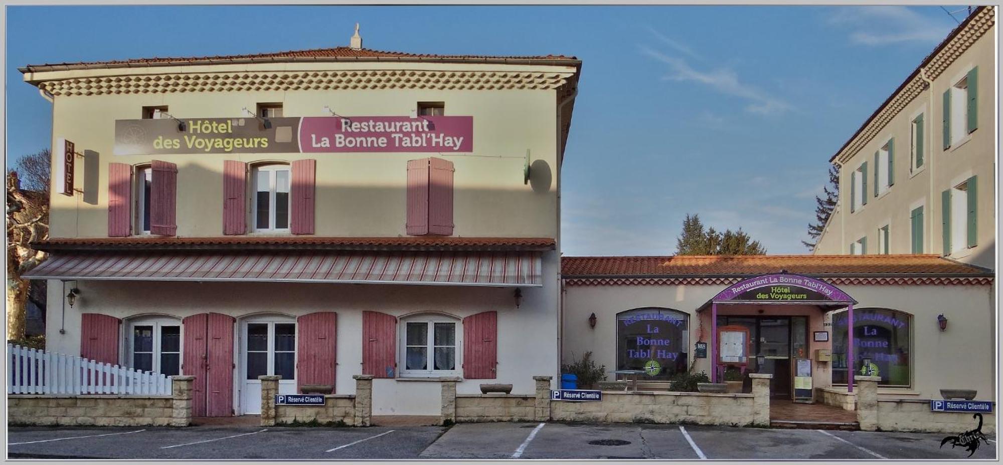 Logis Hotel Des Voyageurs Restaurant La Bonne Tabl'Hay Livron-sur-Drôme Buitenkant foto