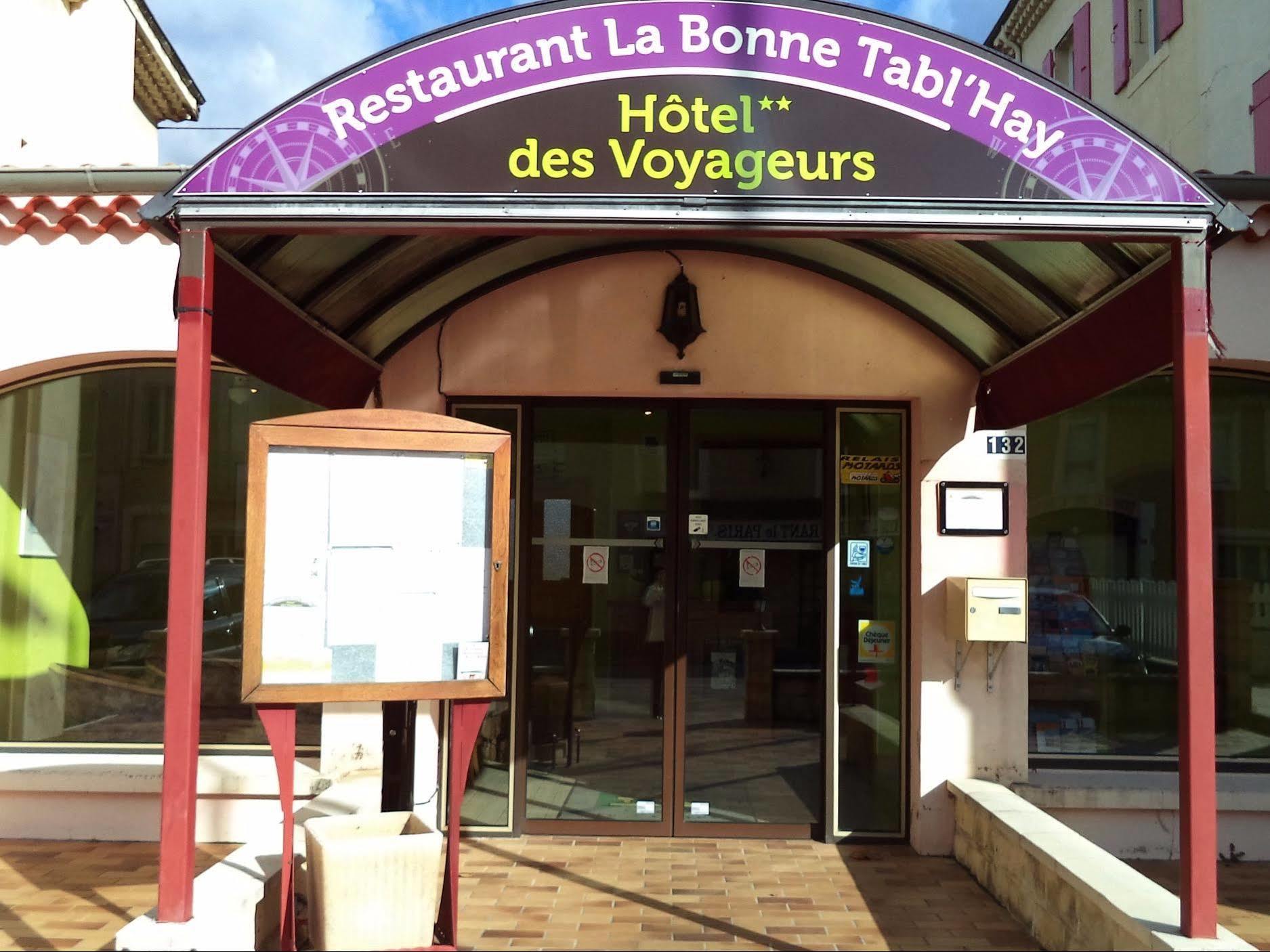 Logis Hotel Des Voyageurs Restaurant La Bonne Tabl'Hay Livron-sur-Drôme Buitenkant foto